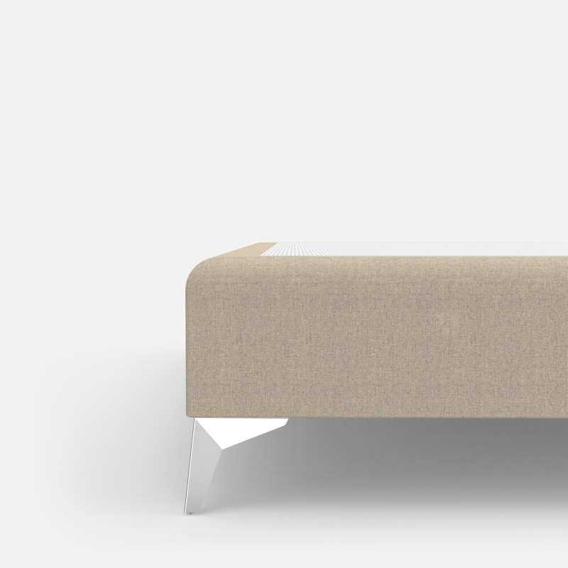 Cama tapizada AMSTERDAM + cabecero PRAGA