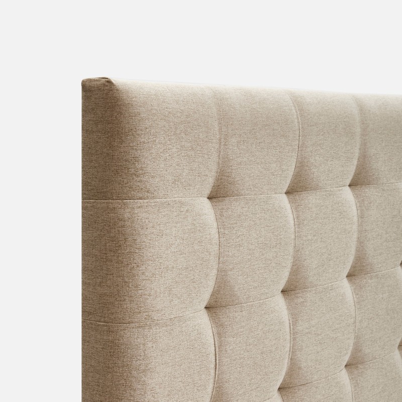 Cama tapizada AMSTERDAM + cabecero PRAGA