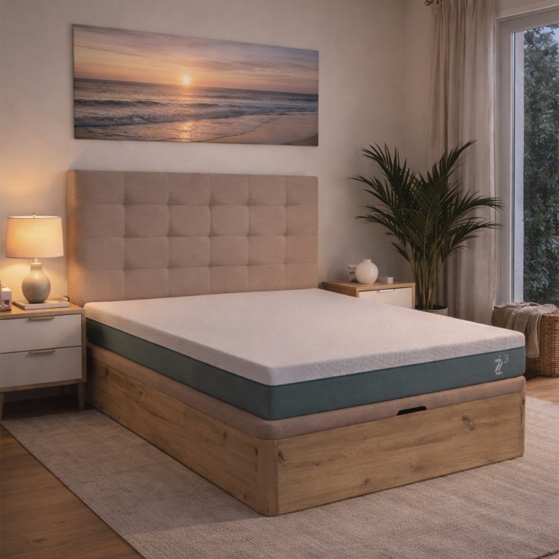 PACK Canapé MILÁN + cabecero PRAGA + colchón Z3