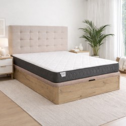 PACK Canapé MILÁN + cabecero PRAGA + colchón VISCO FLOW