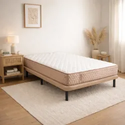 PACK Base Tapizada OSLO + Colchón LYBER