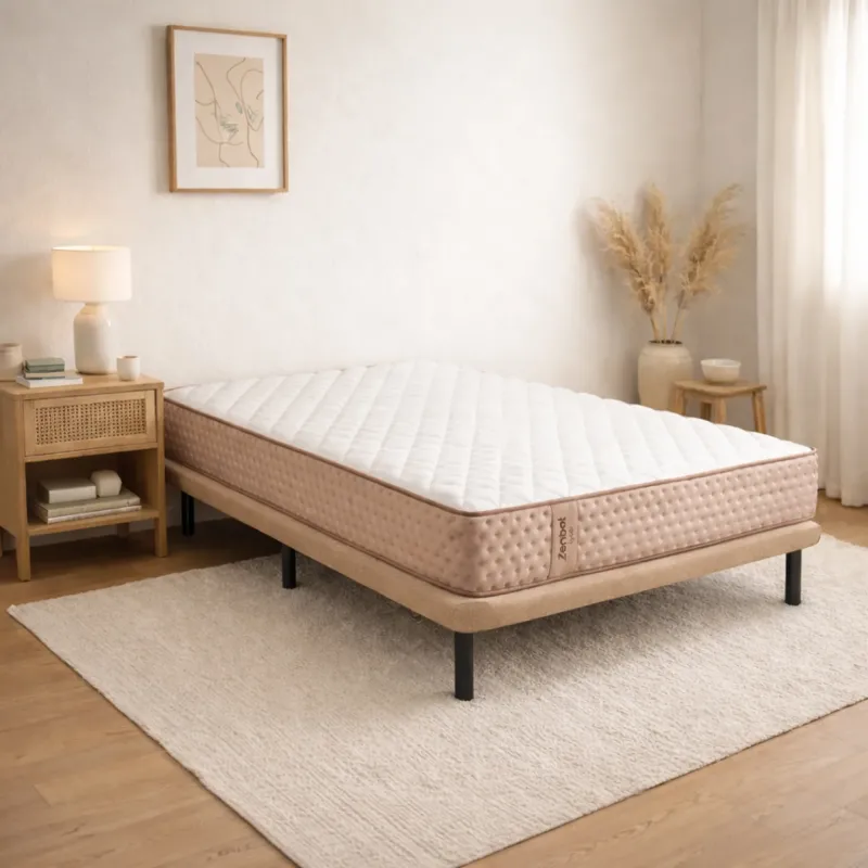 PACK Base Tapizada OSLO + Colchón LYBER