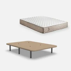 PACK Base Tapizada OSLO + Colchón LYBER