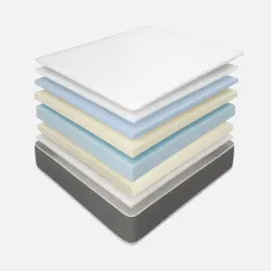 PACK Base Tapizada OSLO + Colchón VISCO FLOW